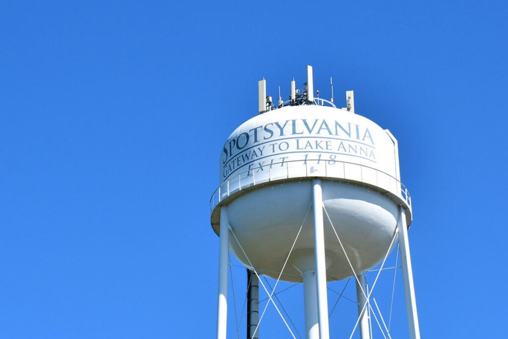 Spotsylvania County Water Tower, Virginia, USA