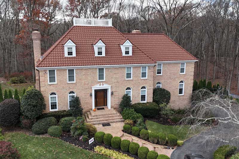doors and windows showcased on a brick home in Northern VA