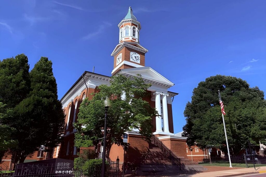 historic Culpeper County Courthouse in downtown, Culpeper, Virginia
