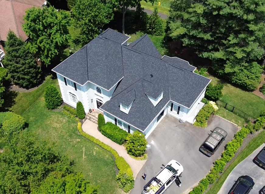 home with a new roof in northern virginia