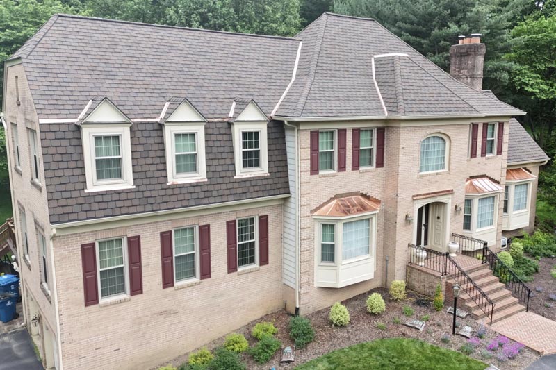 house that received insulation replacement in Northern VA