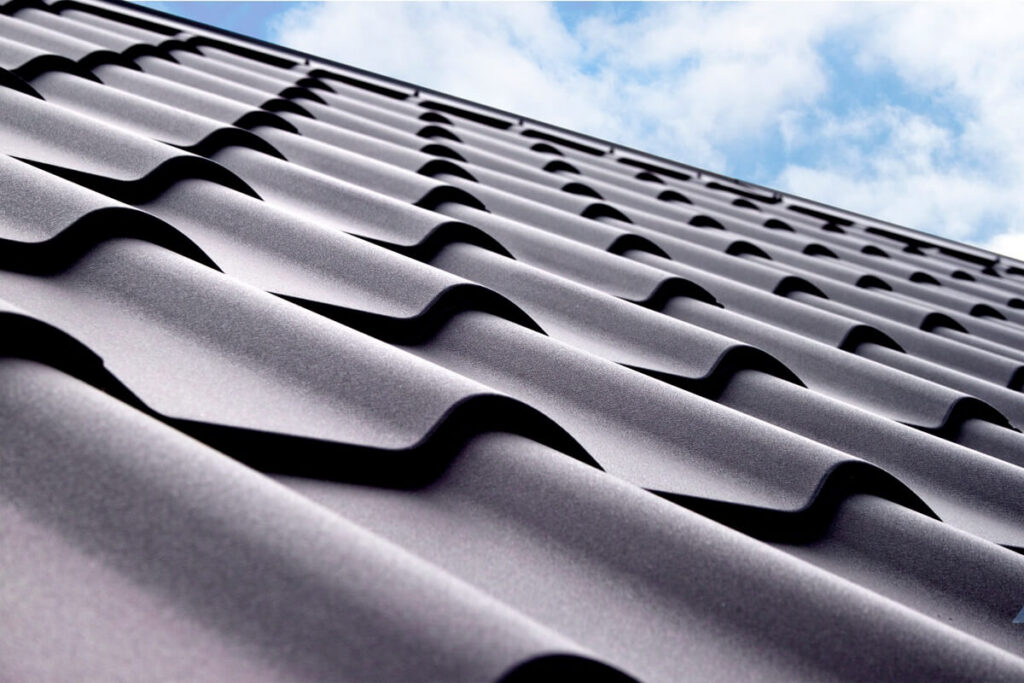 metal tiles roof