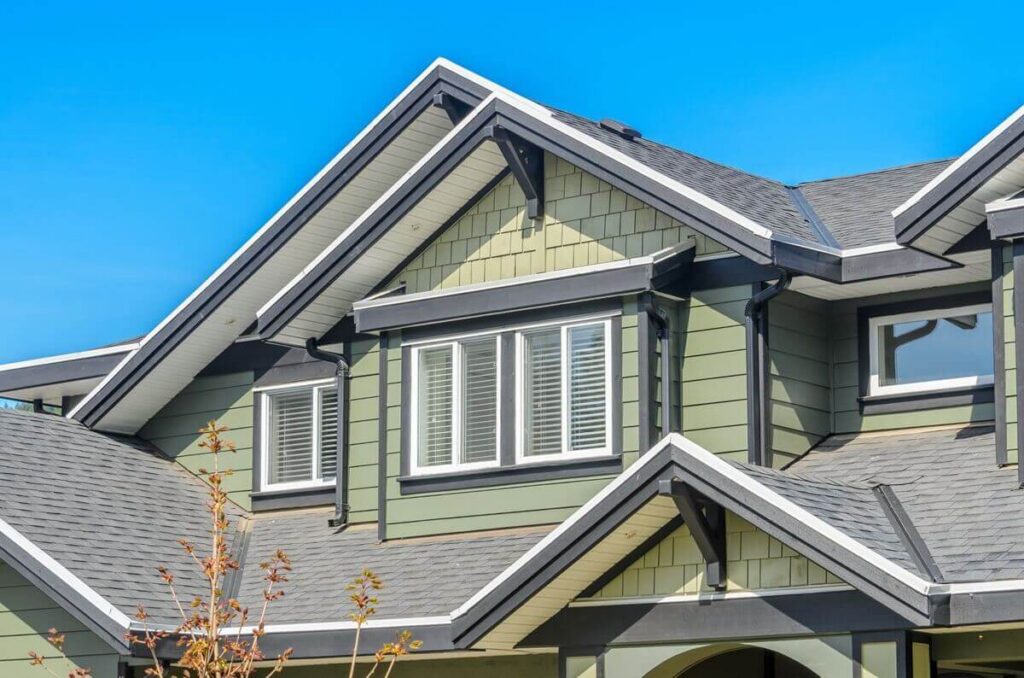 new roof installed on a roof