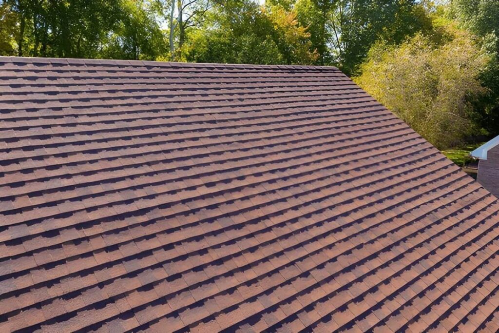 new shingles on residential home