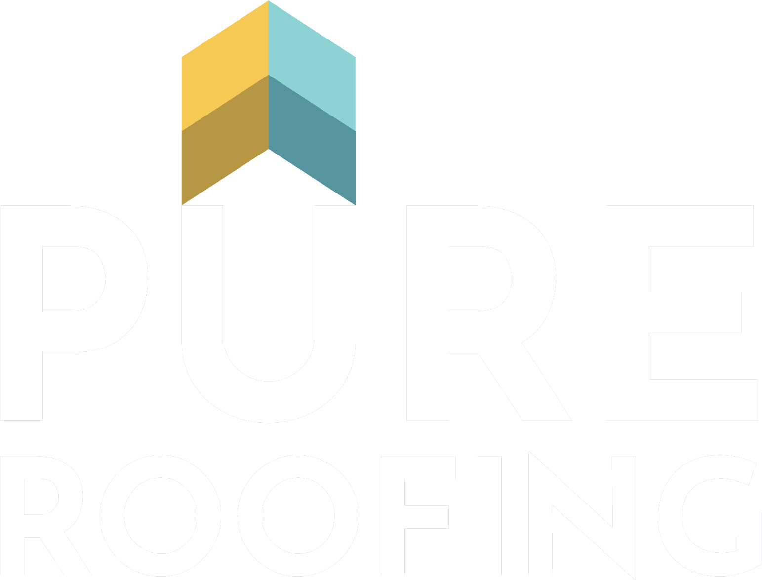 Pure Roofing logo light