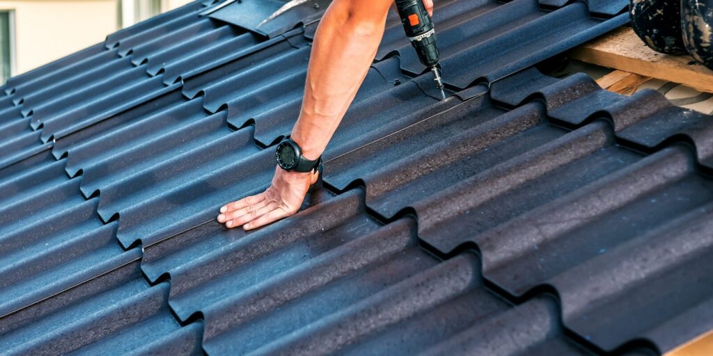 roof master with electric screwdriver