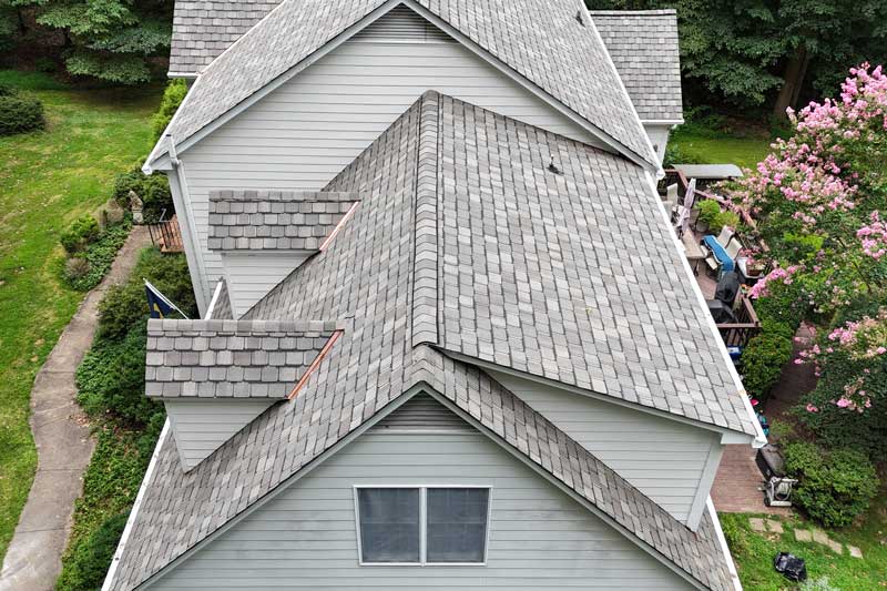 roofing contractors at Pure Roofing VA on a service call