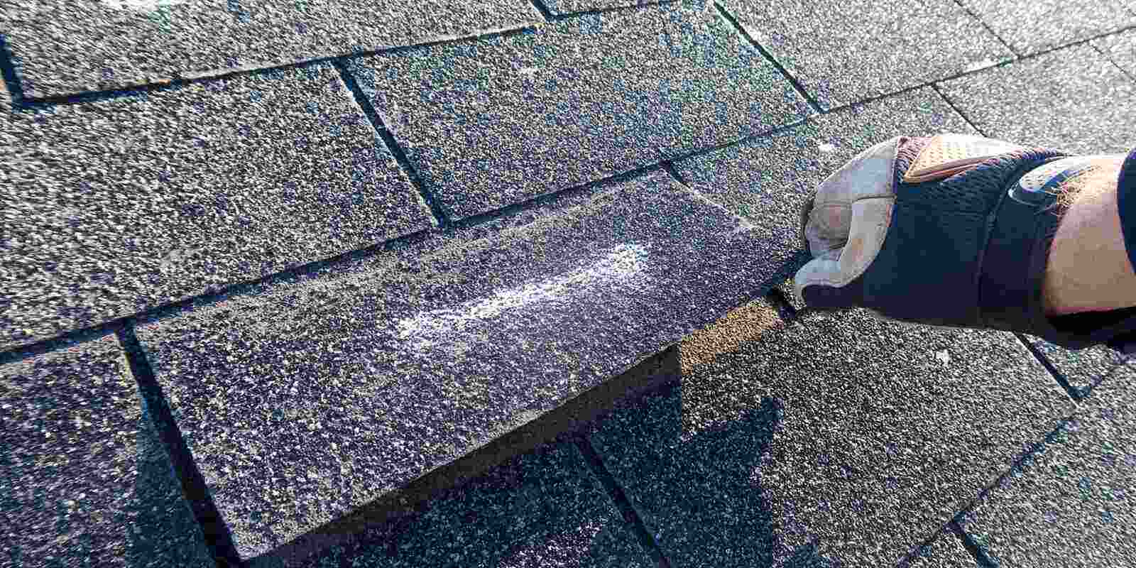 residential roof inspection for an insurance claim due to storm damage